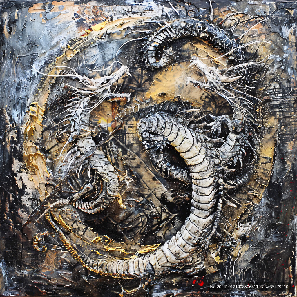 龙琉璃壁画