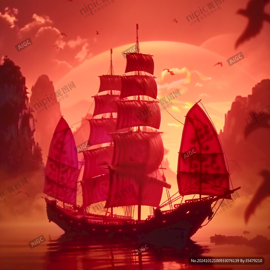 一帆风顺背景