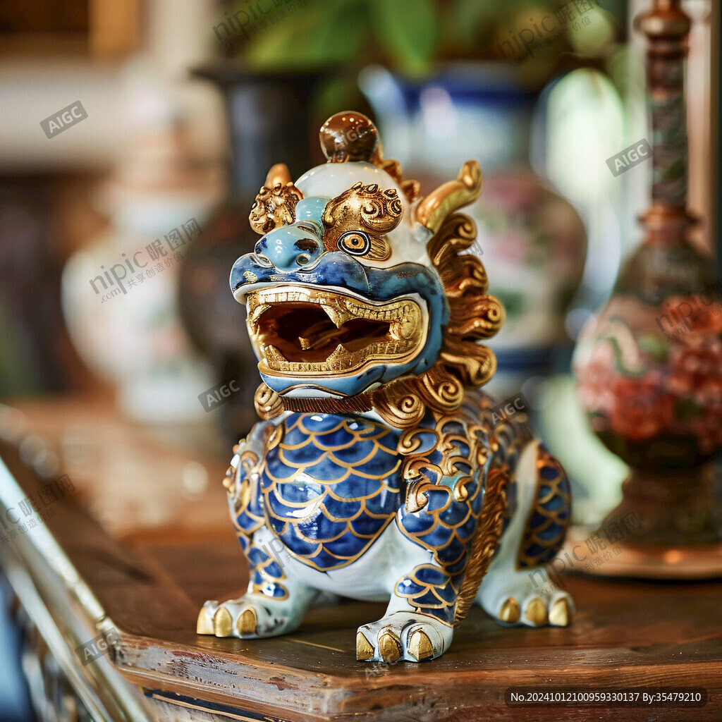 瓷貔貅摆件