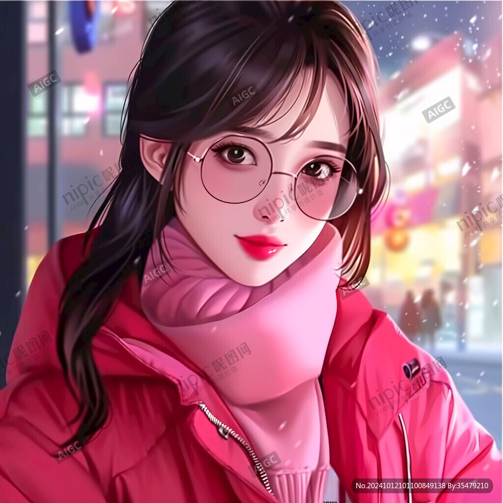 写实人物插画