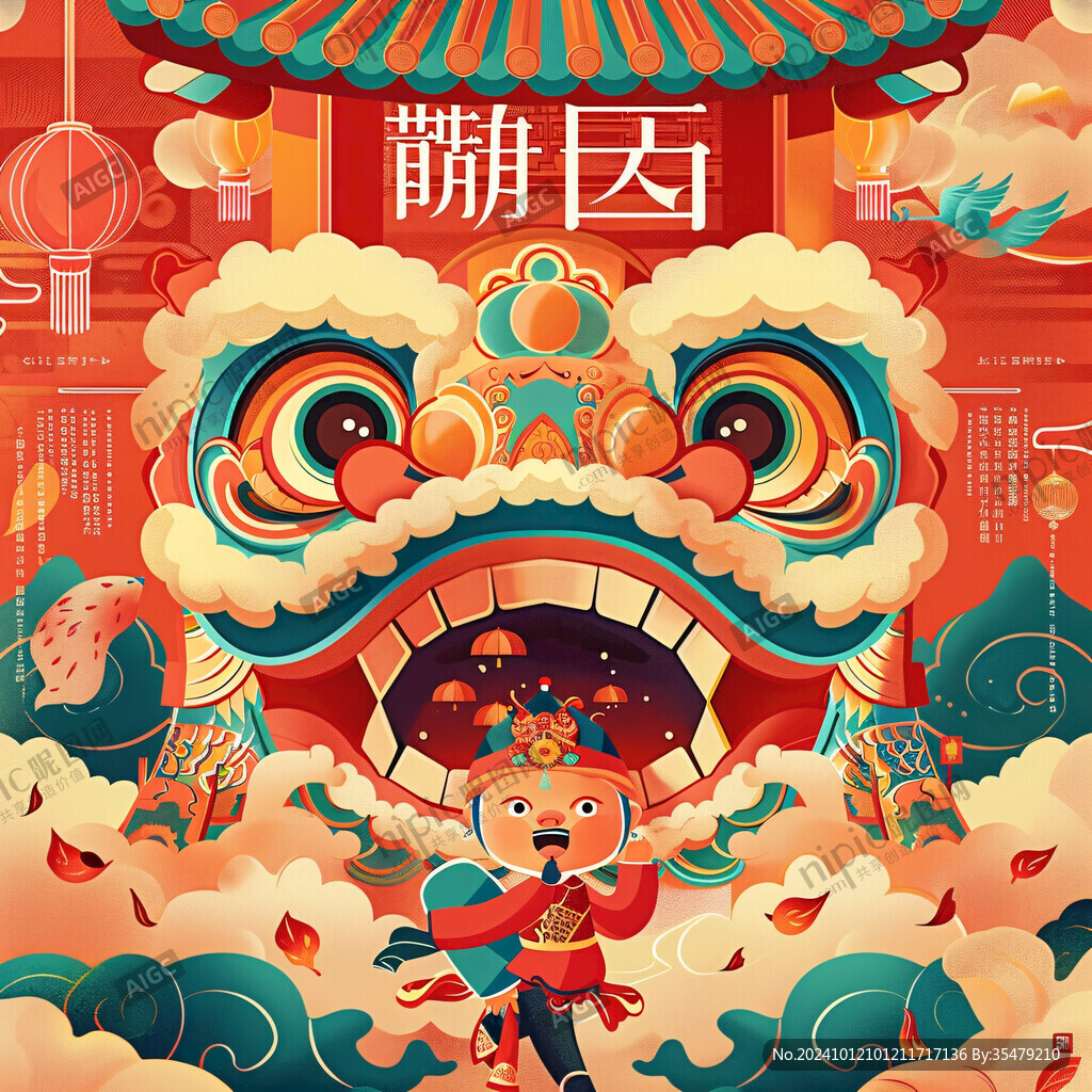 舞狮国潮文创
