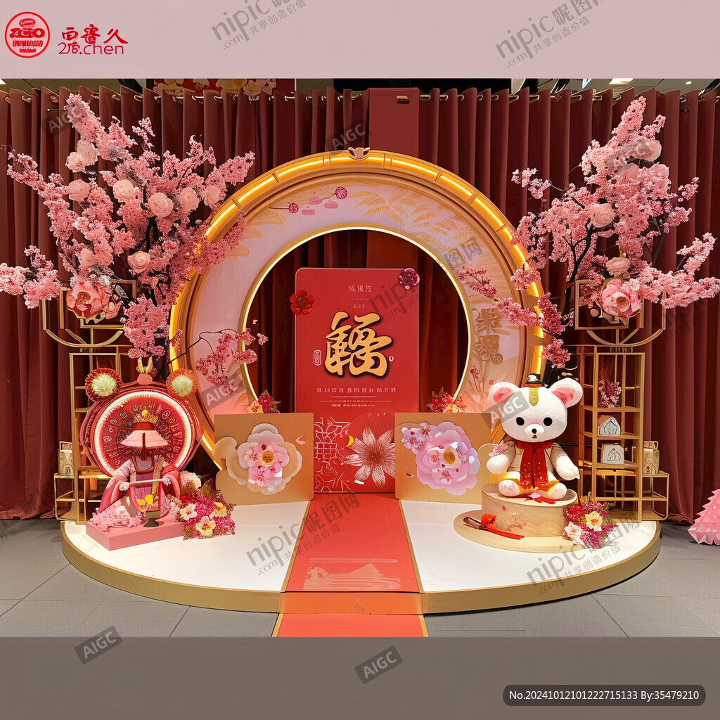 樱花节舞台美陈