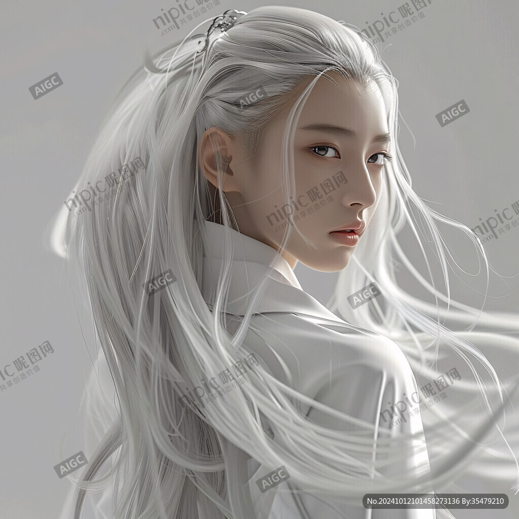 手绘小龙女