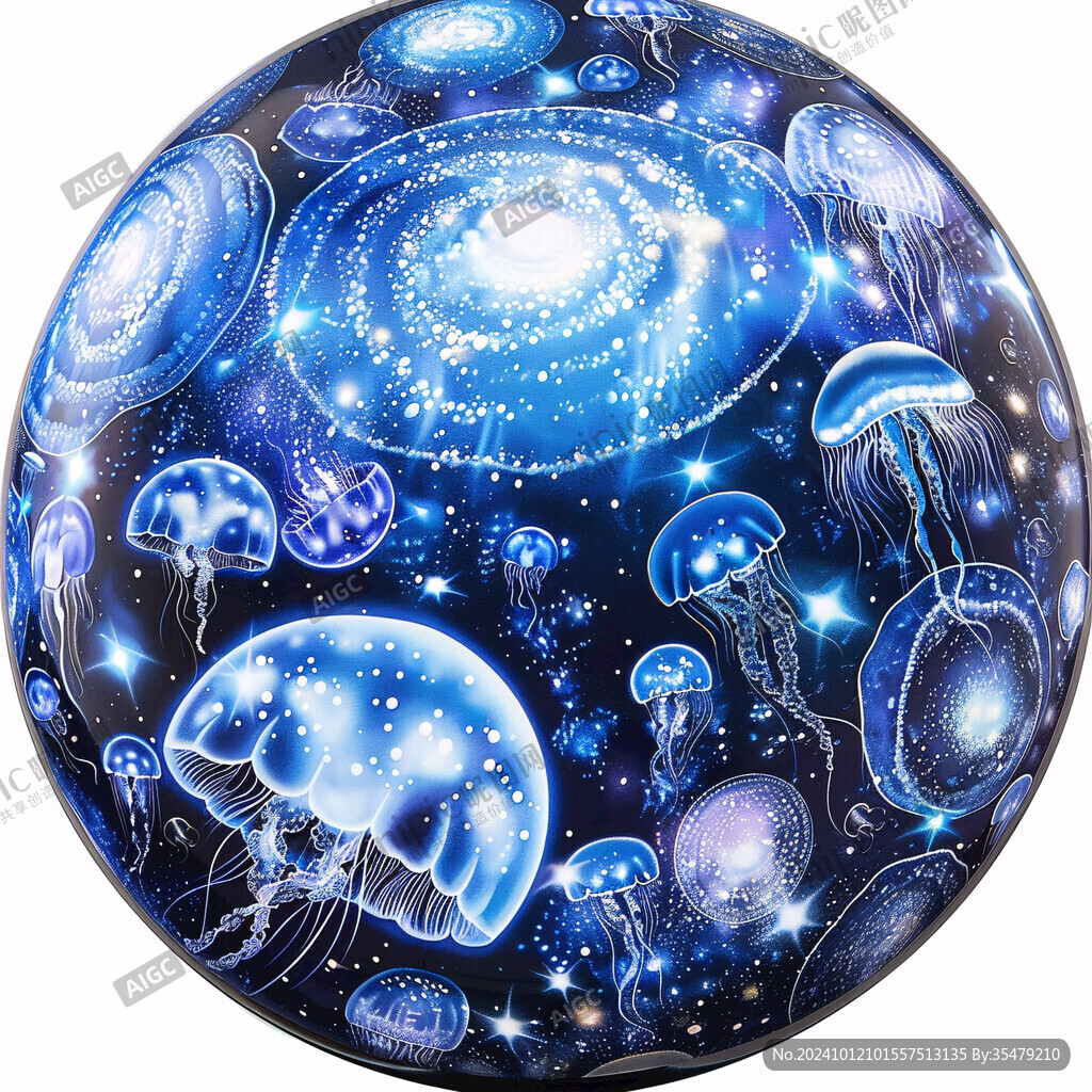 纹理海底世界梦幻蓝色