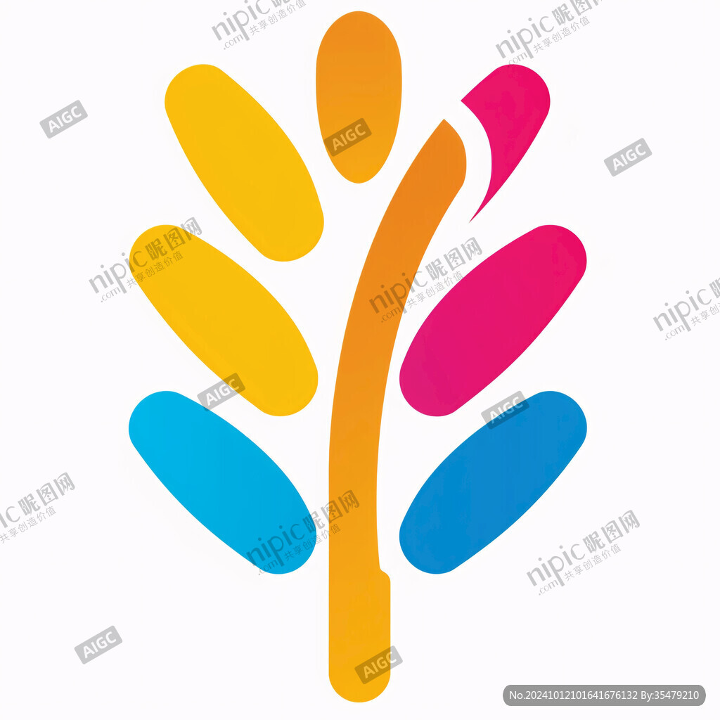 六色手掌logo