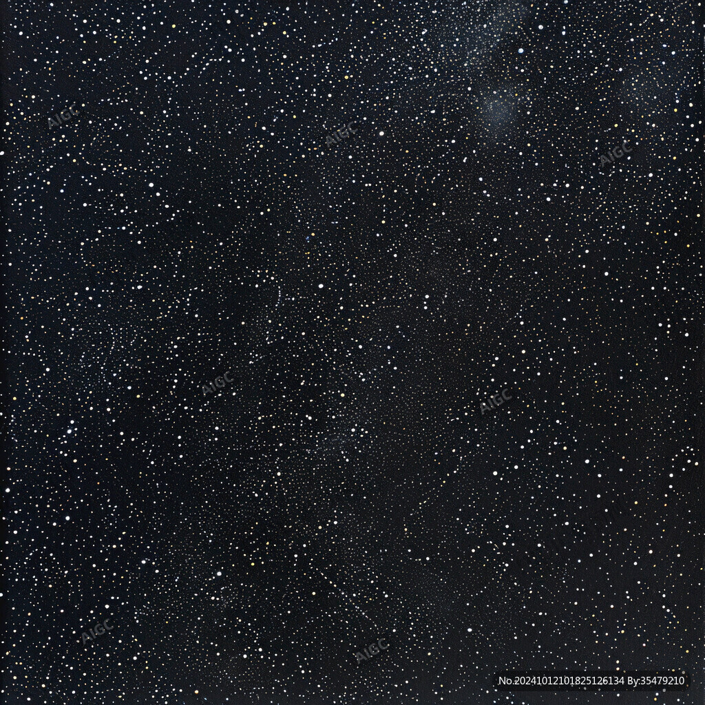 闪亮酷炫星空地面贴画