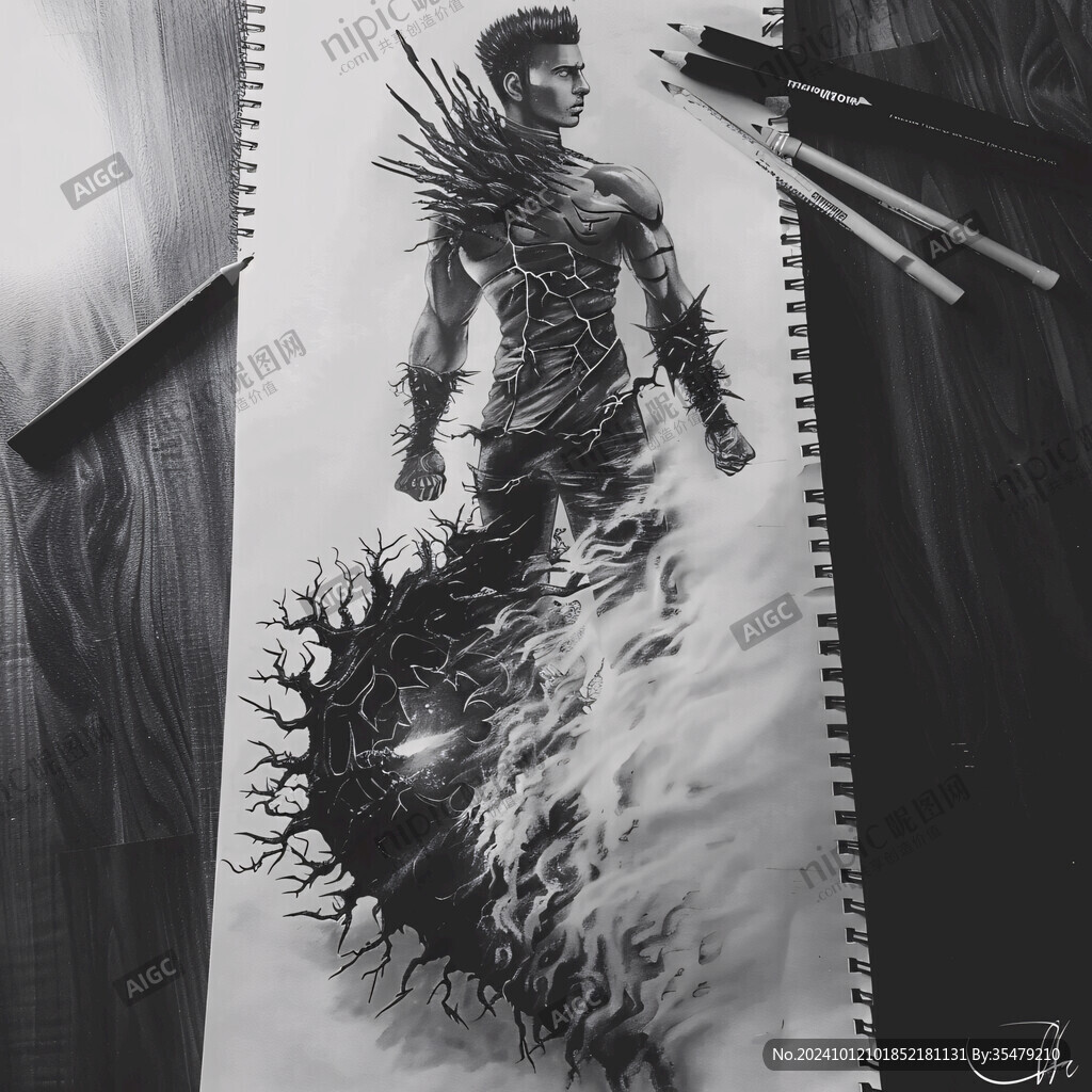 酷炫立体画