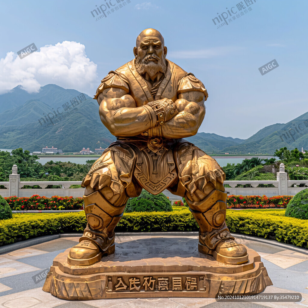 大力士塑像