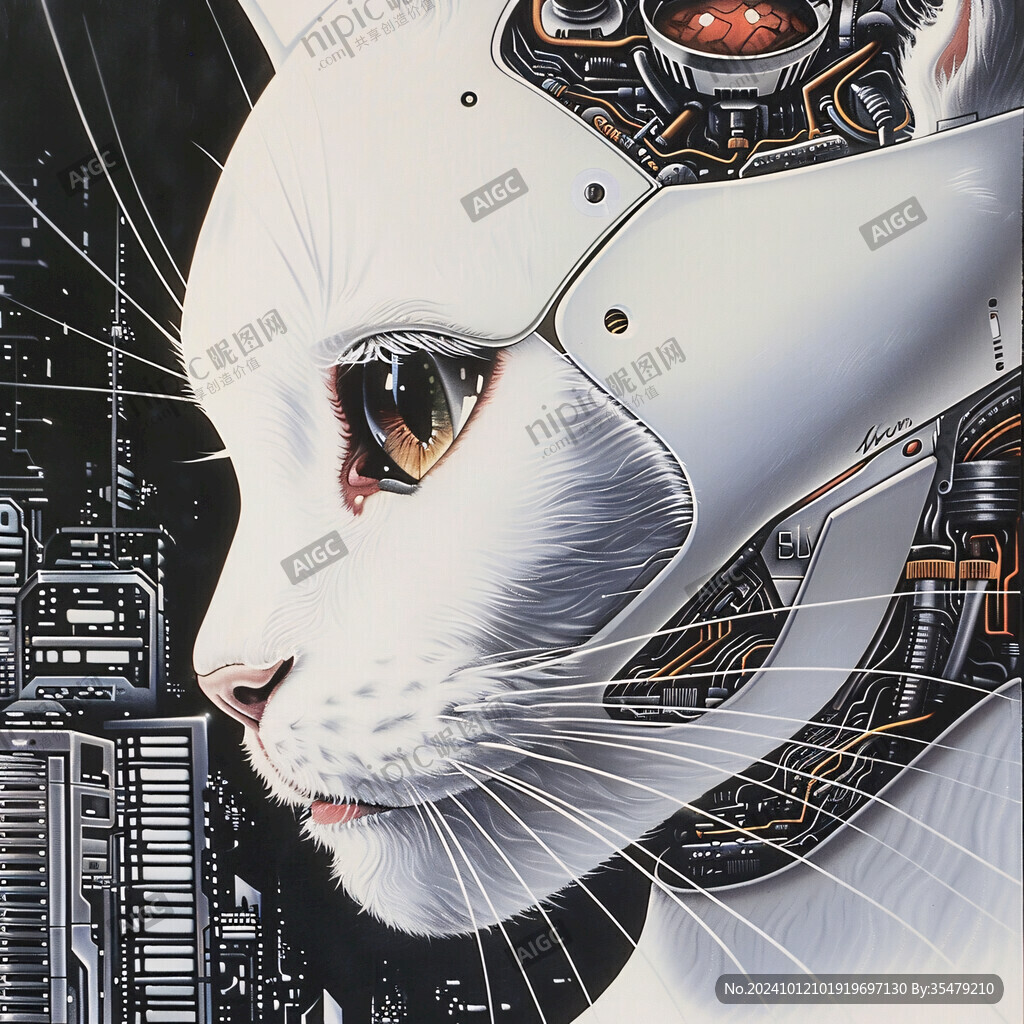 高科技猫形象