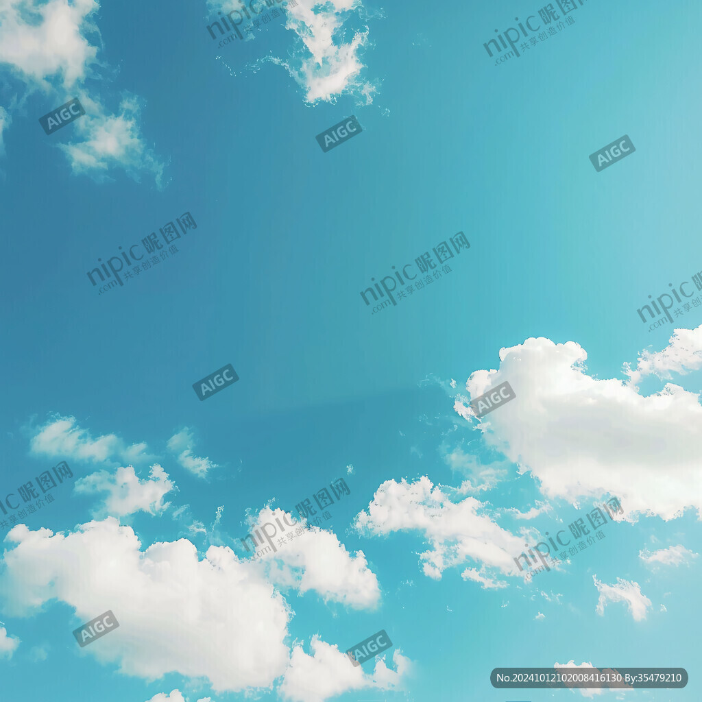 干净天空晴天天空素材