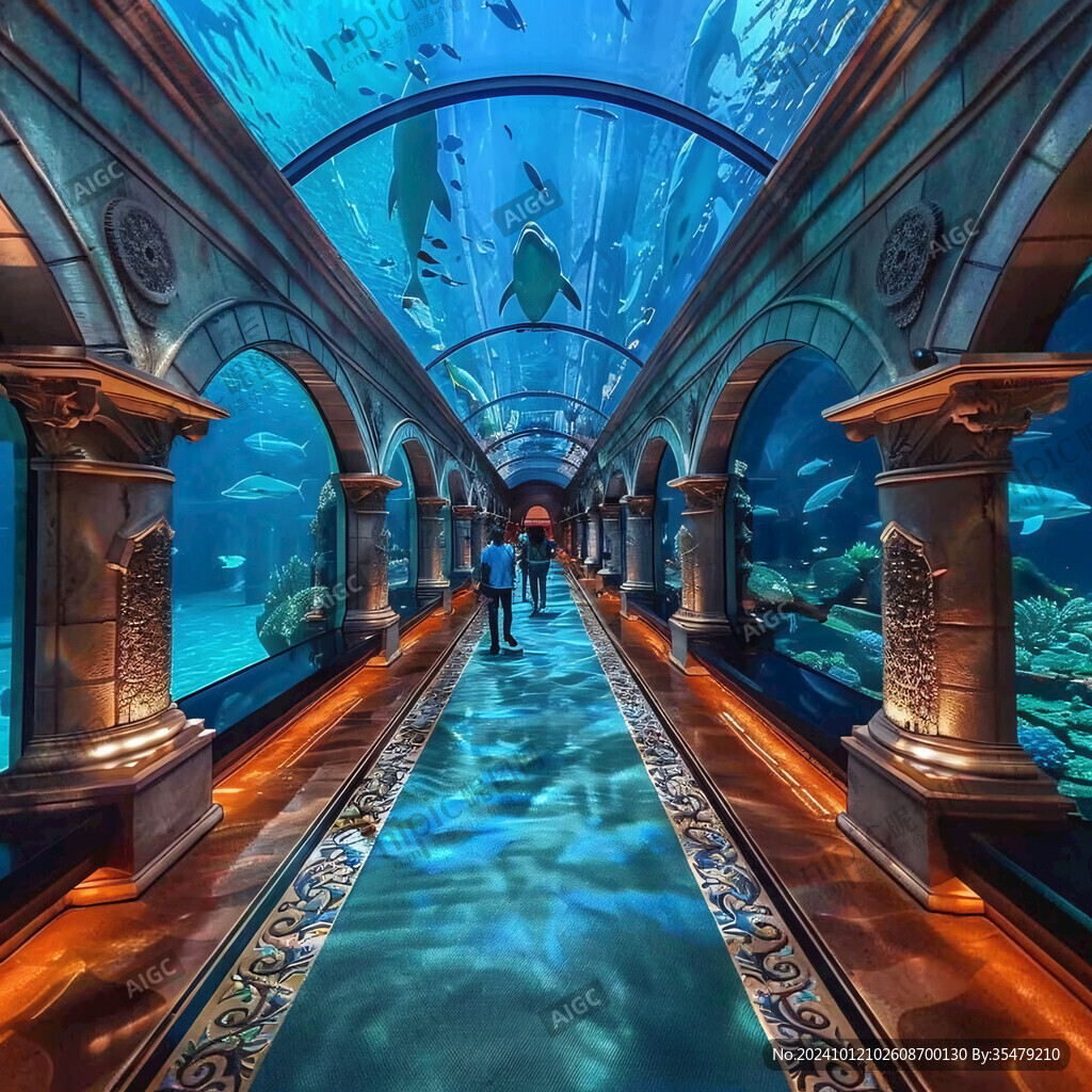 海洋馆景观通道