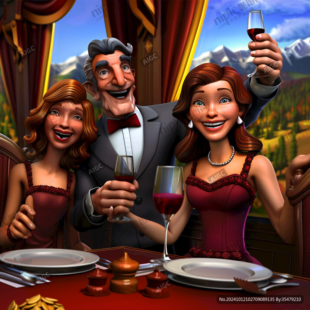 卡通写实漫画人物