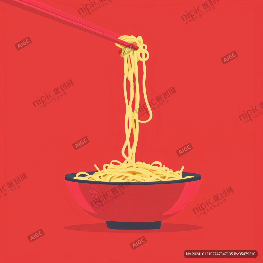 面条插画