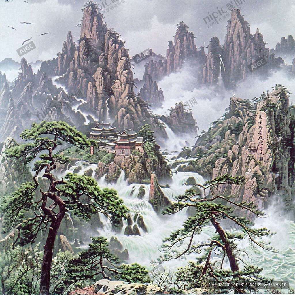 迎客松大图