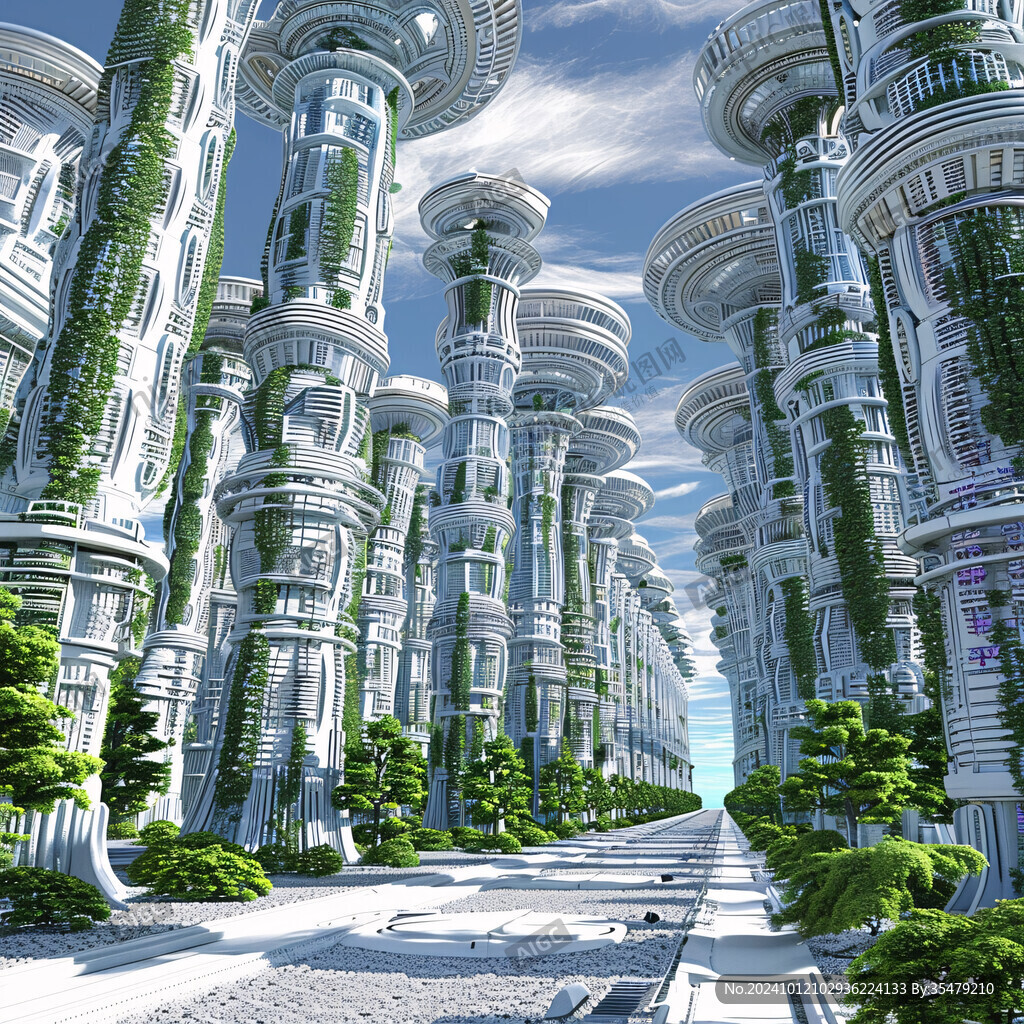 幻想的外星建筑