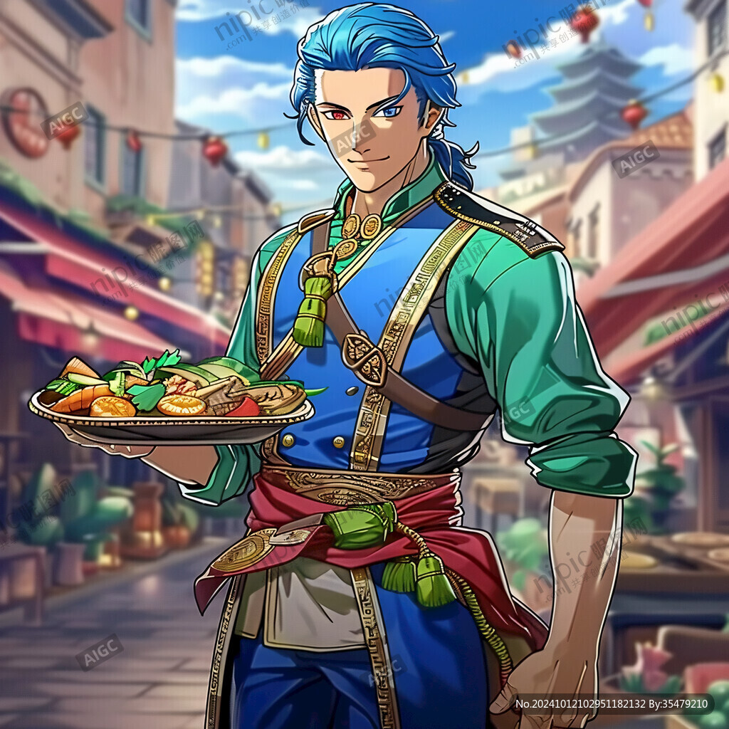 古代店小二厨师