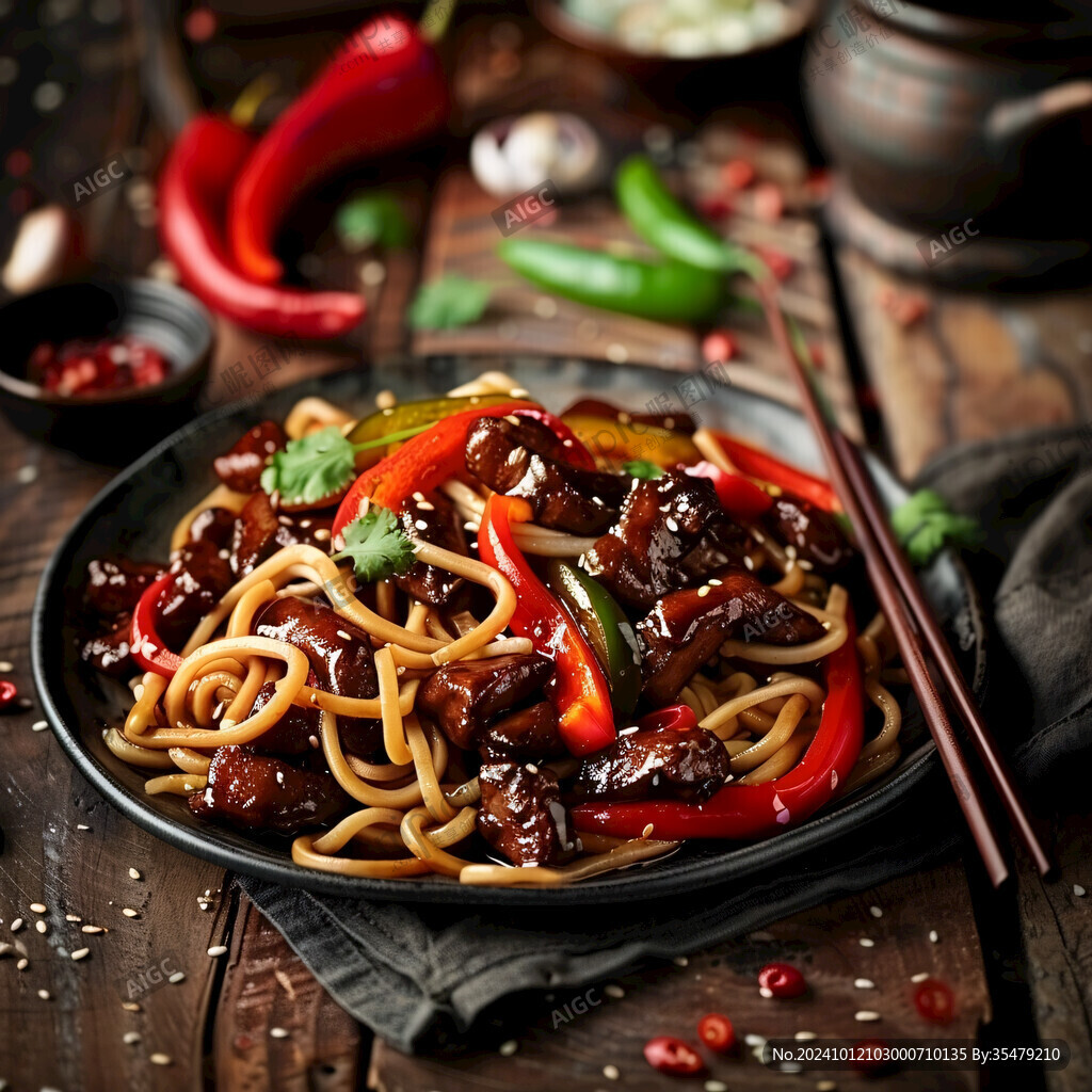 红烧牛肉炒面