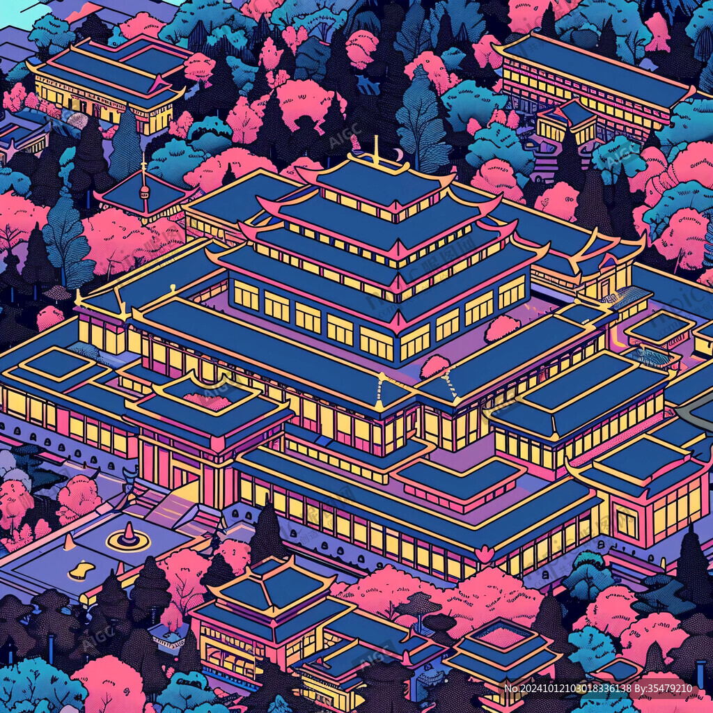 海坛城插画