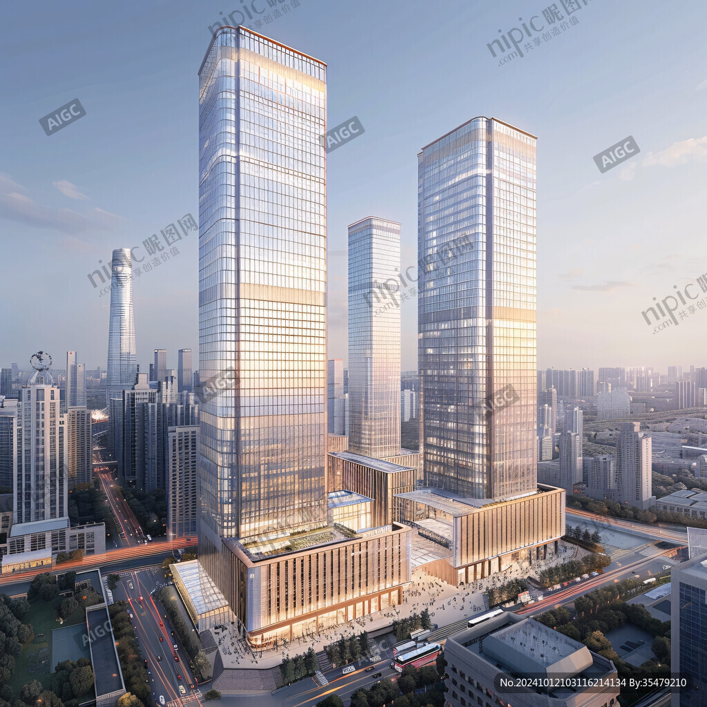 汉峪金谷主楼