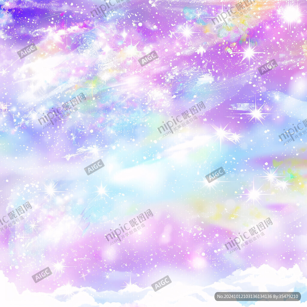 炫彩星空天顶棚顶喷画
