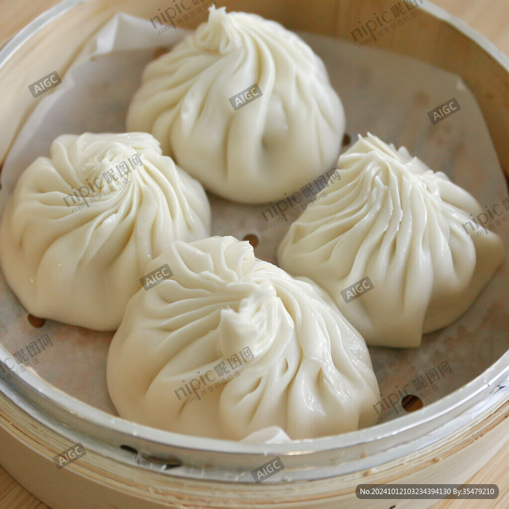 肉包子小笼包蒸笼汤包