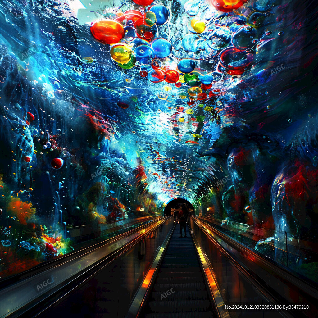 水族馆观赏隧道