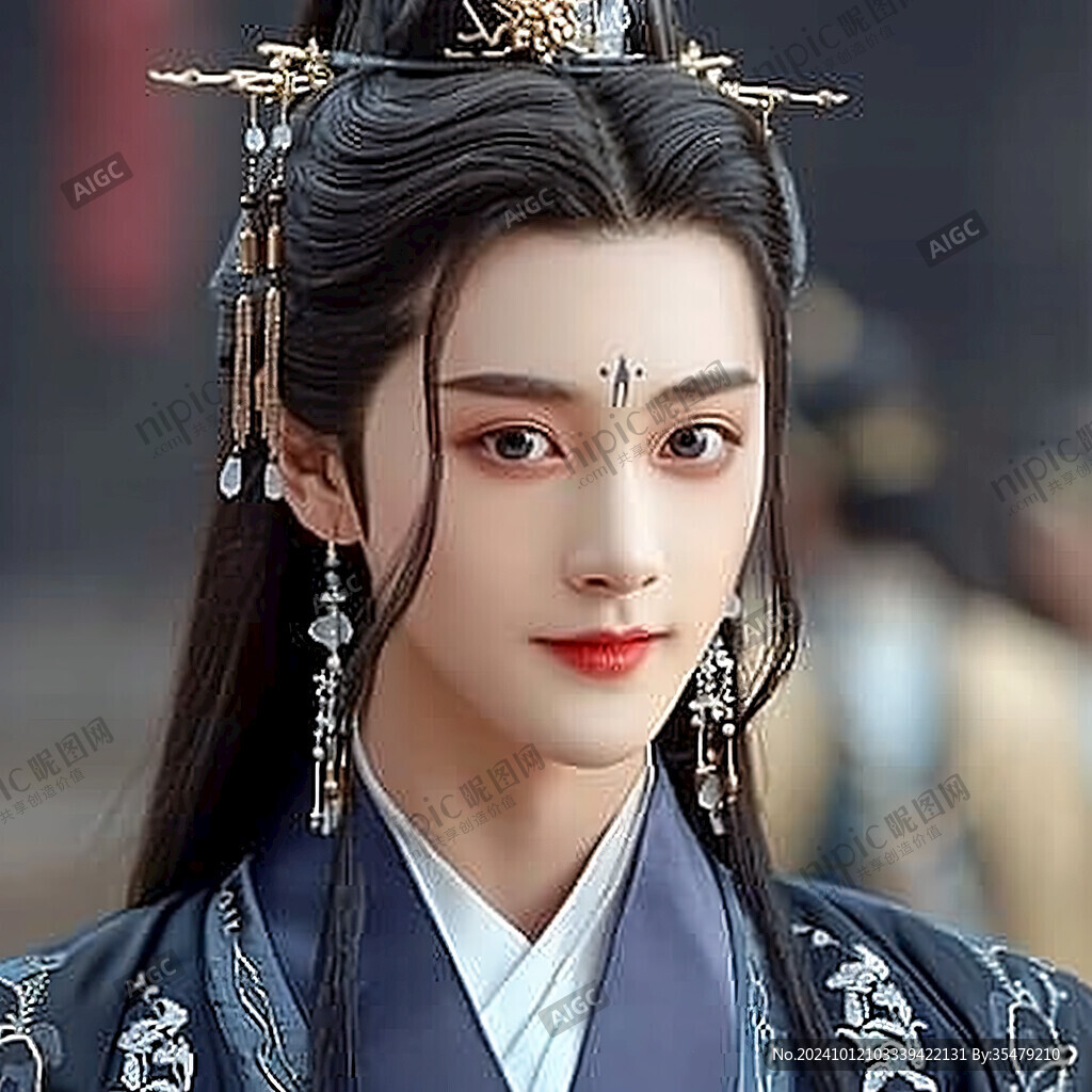 古装男子发饰发簪