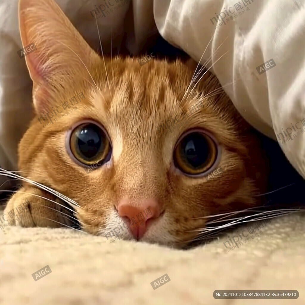 小橘猫眼神