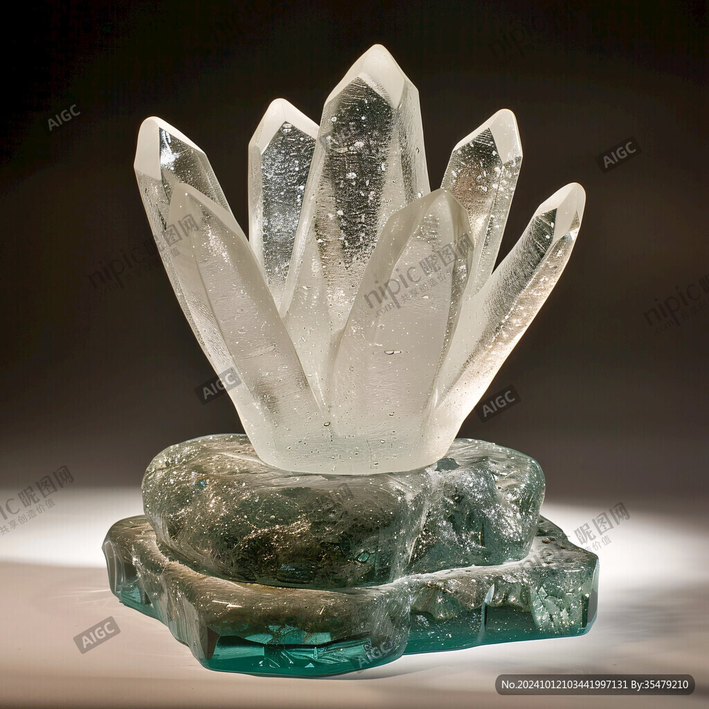 古代水晶莲花