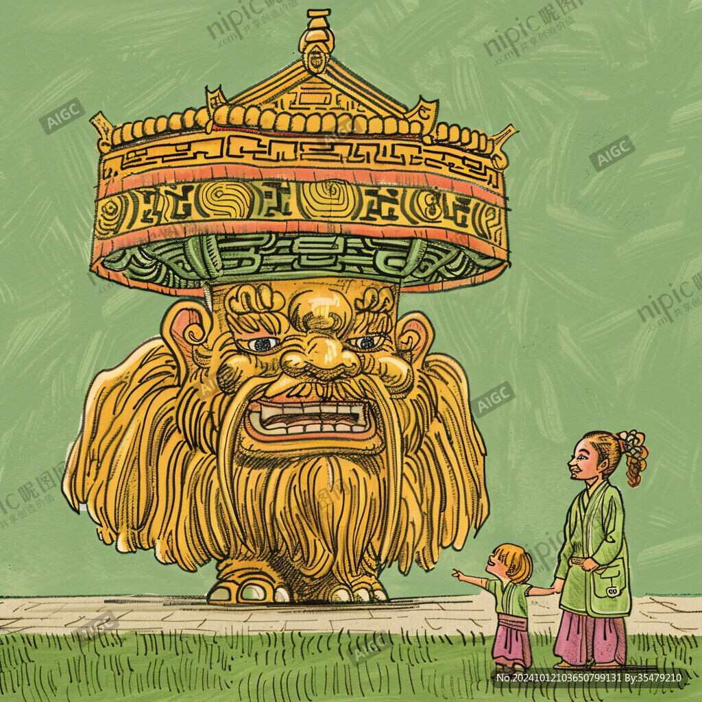 不丹广告不丹插画