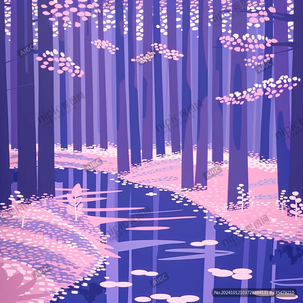 竹林情景