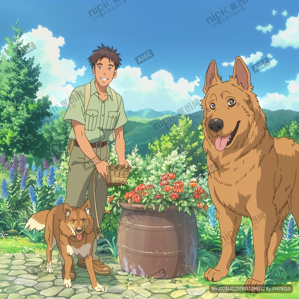 人狗生活场景