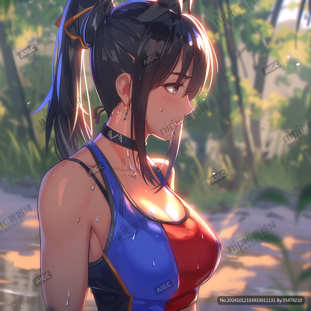 日韩厚涂插画