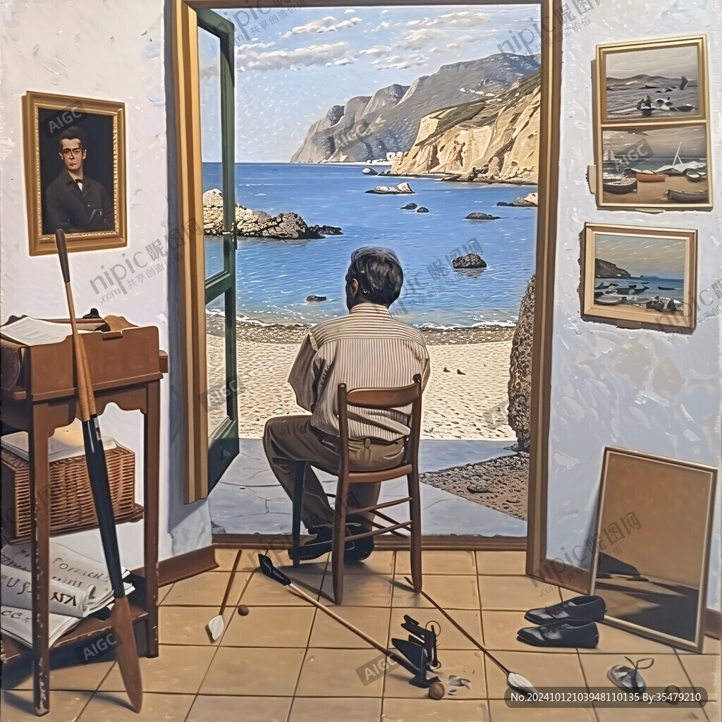 意大利写实油画漫画