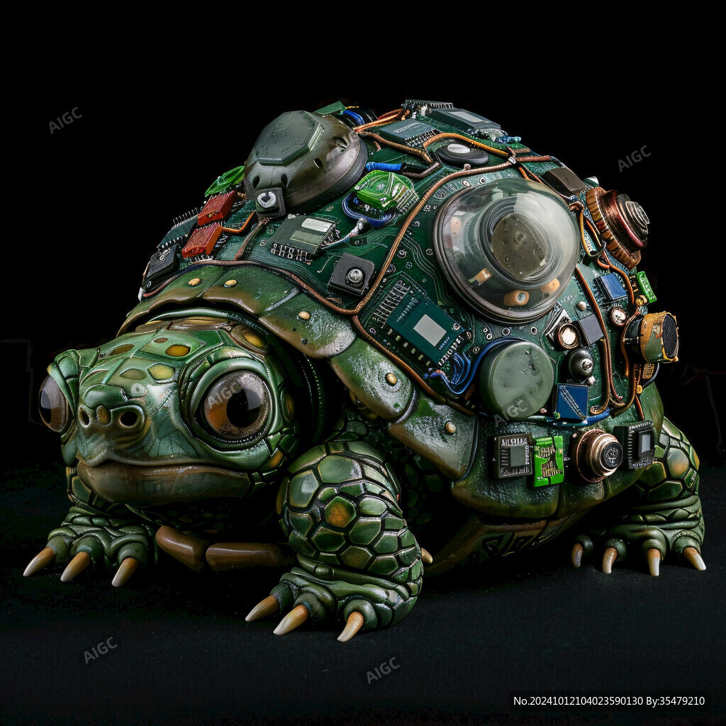 后现代机械科幻装饰品