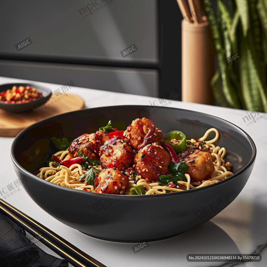 香辣杂丸面