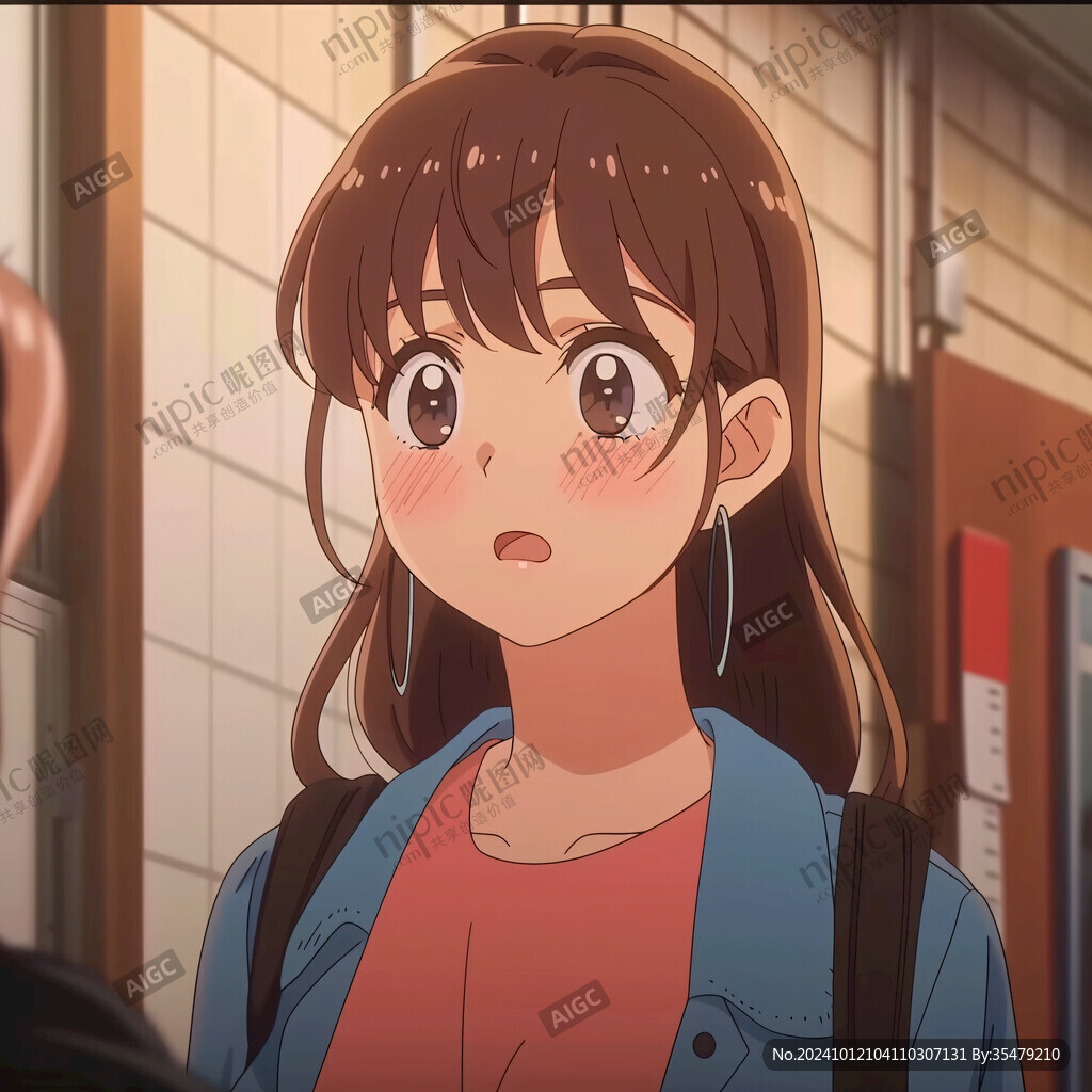 对象女友插画
