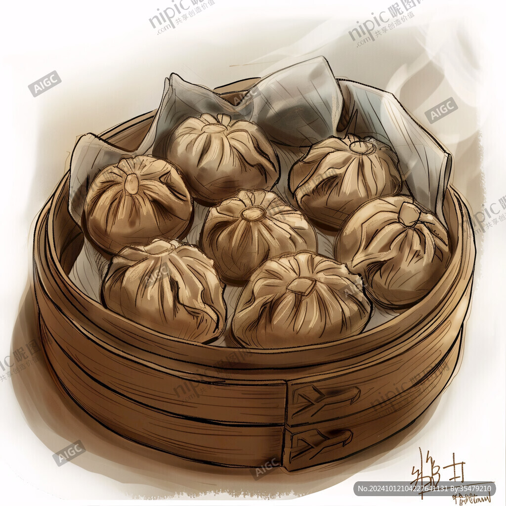 鼠绘包子