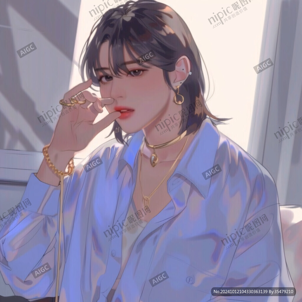 人物半身插画