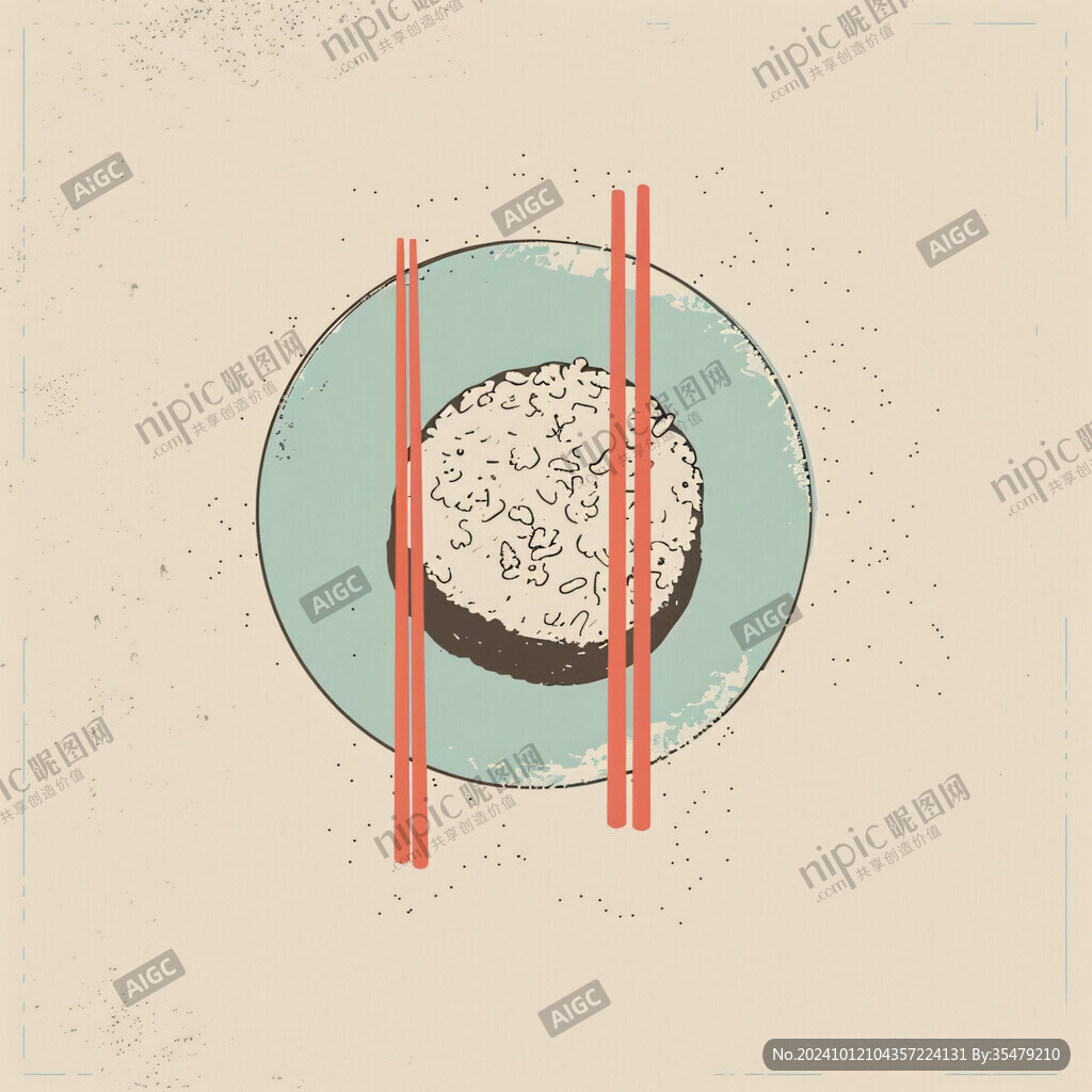 公筷插画