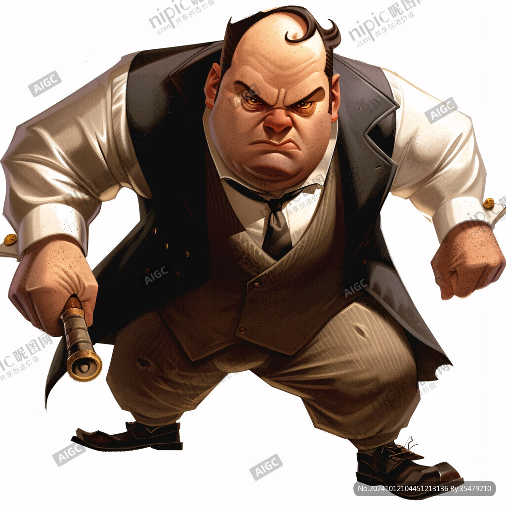 卡通写实漫画人物