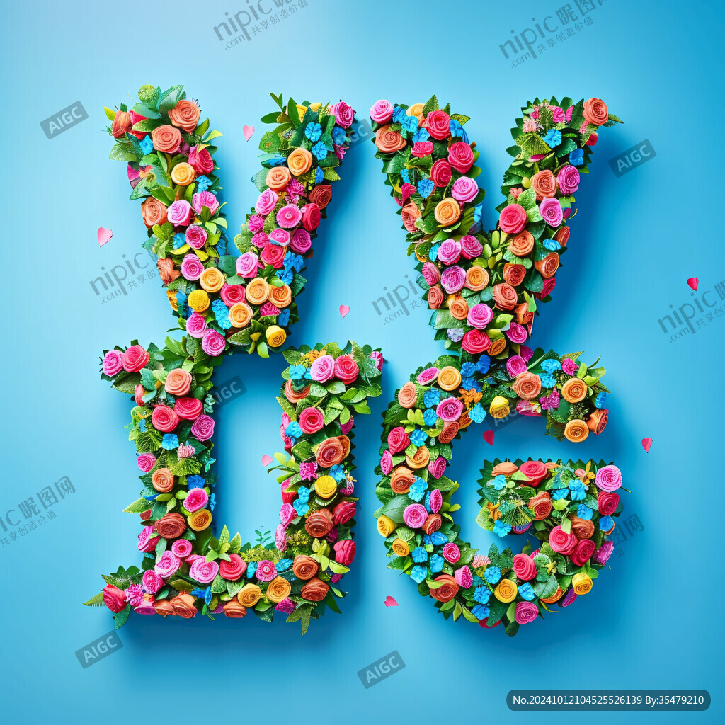 love立体字