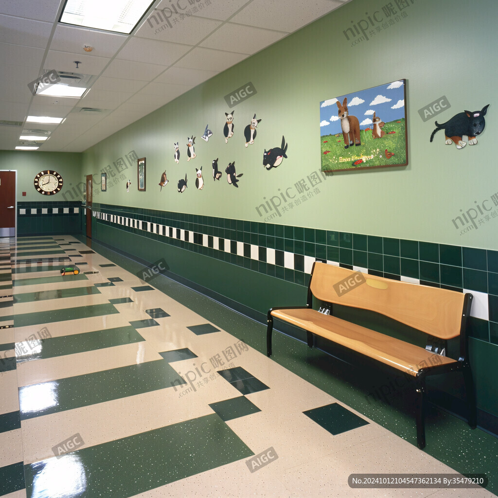 校园走廊音乐墙