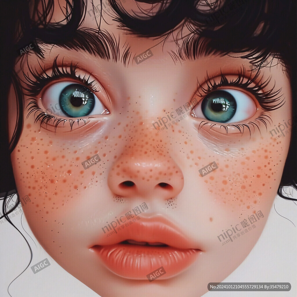 写实人物插画