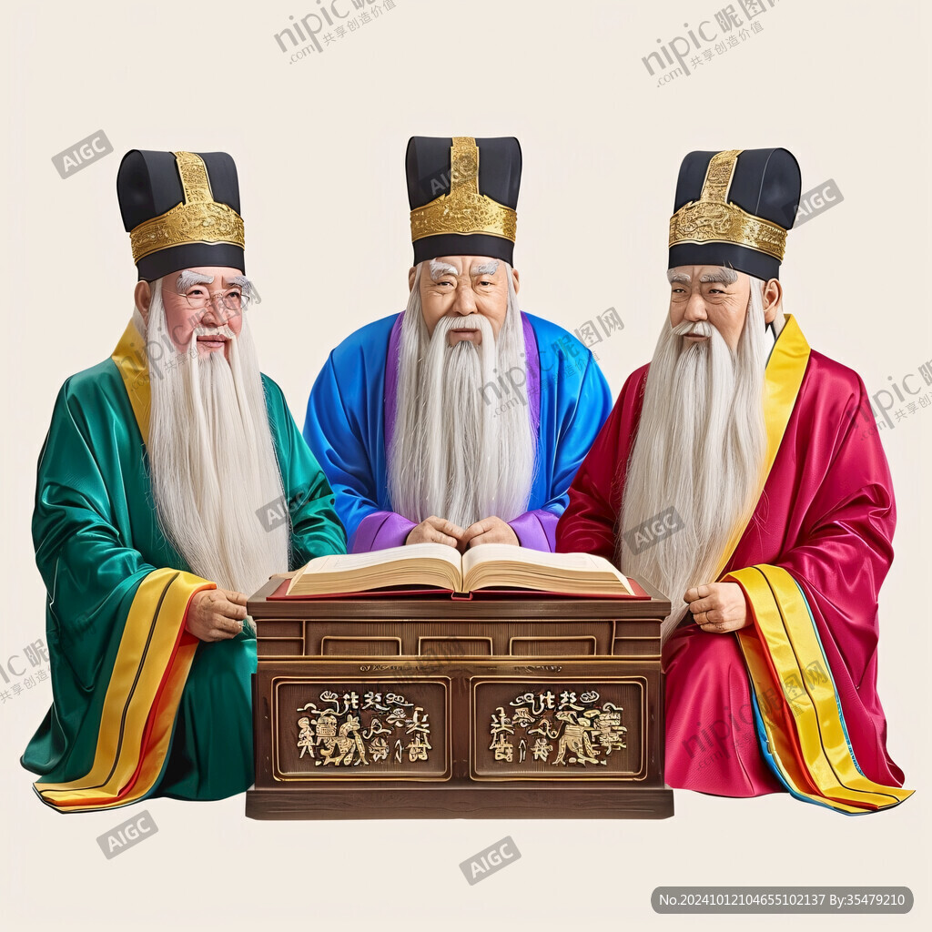 福禄寿三位神仙