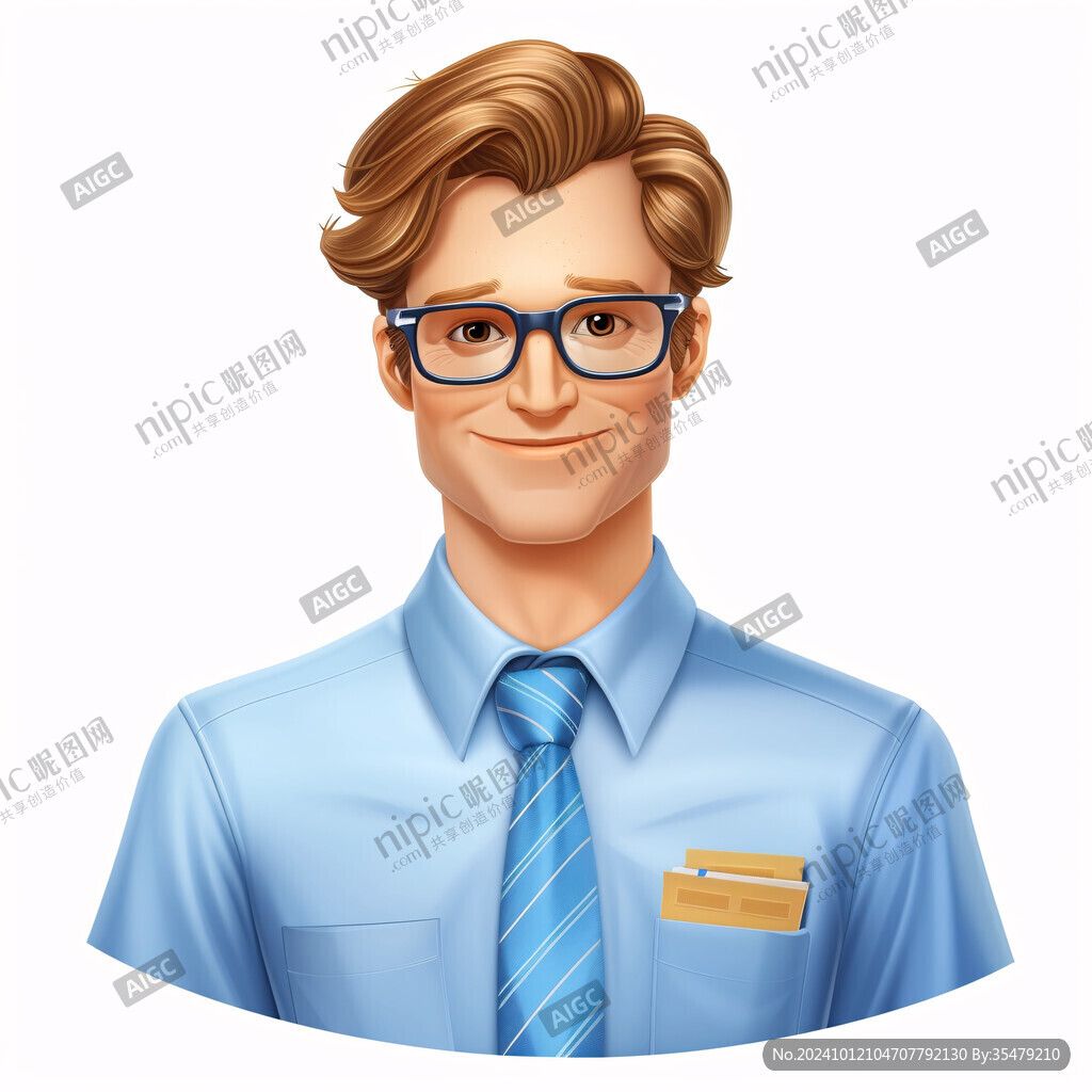 服务员头像