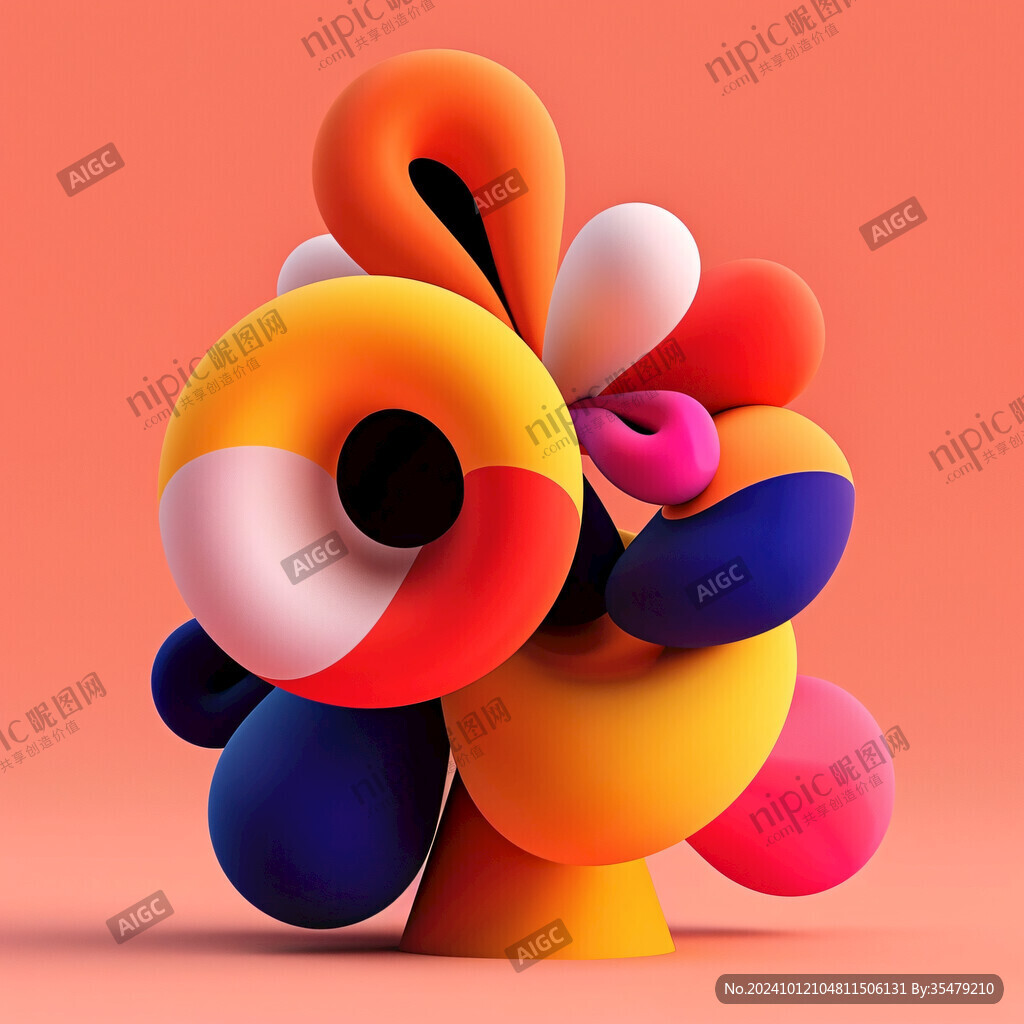 立体渐变发光体设计