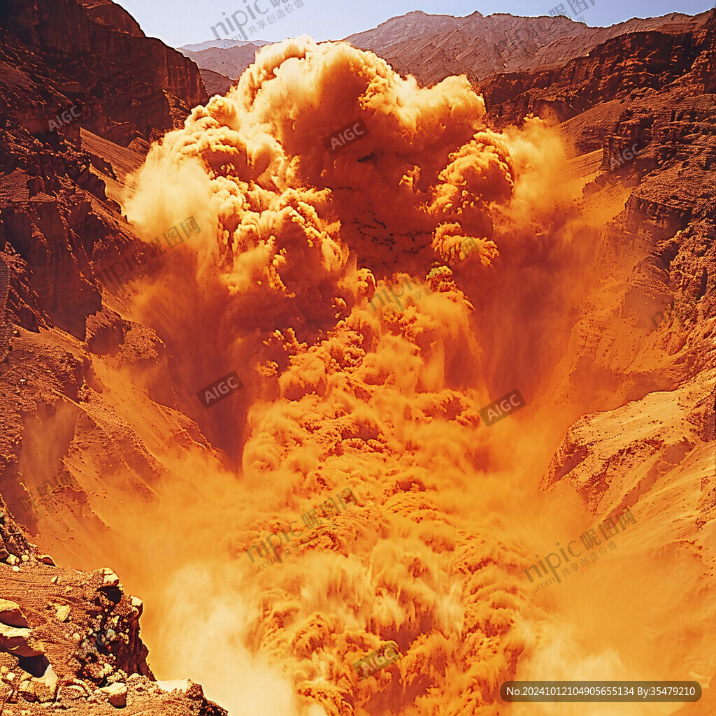 地质运动火山喷发