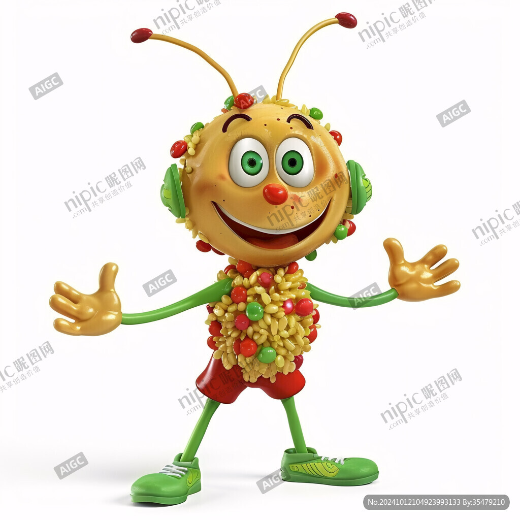 卡通小丑模型