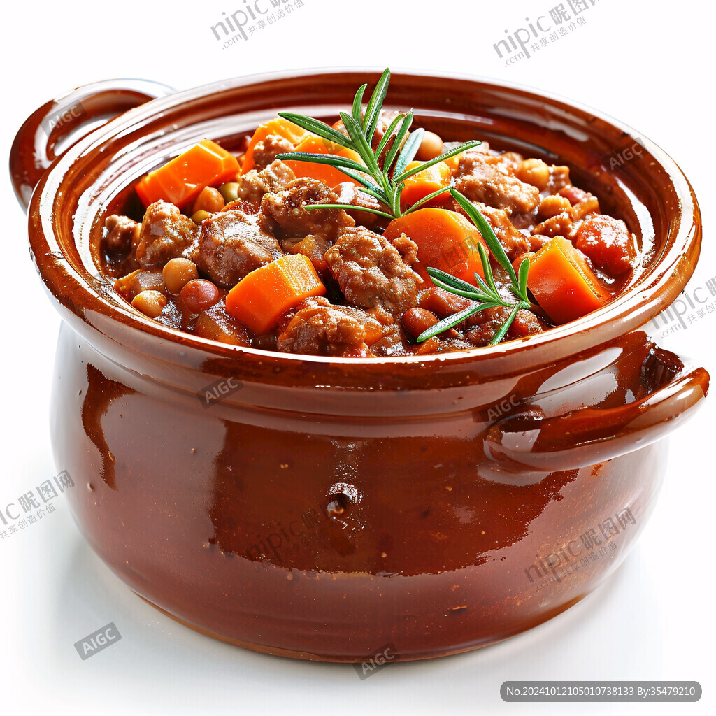 高清牛肉砂锅